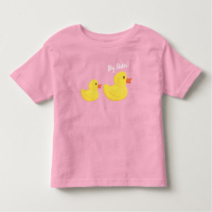 Rubber Ducky Big Sister Kinder Shirts