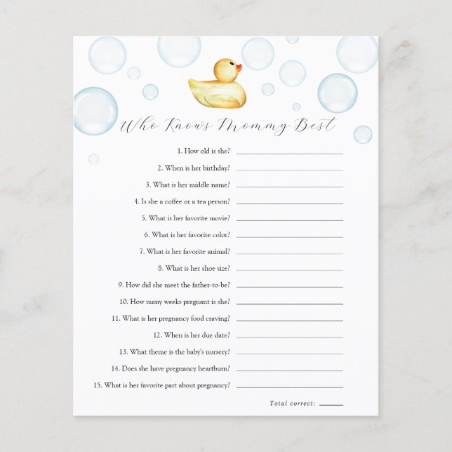 Rubber Ducky die mama het beste kent (Voorkant)