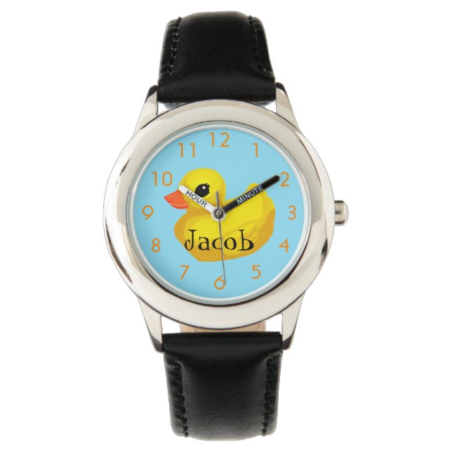 "Rubber Ducky" Douane-Kind - Horloge (Voorkant)