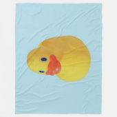 Rubber Ducky Fleece Deken (Voorkant)