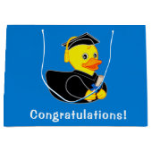 Rubber Ducky Gefeliciteerd Afstuderen Groot Cadeauzakje (Voorkant)