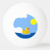 Rubber Ducky Goes voor een Swim Pingpongballen (Achterkant)