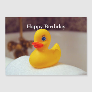 Rubber Ducky Happy Birthday Kaart