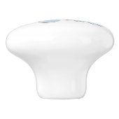 Rubber Ducky in bubbels Keramische Knop (Zijkant)