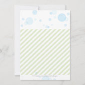 Rubber Ducky| Invitation Baby shower jumeaux (Dos)
