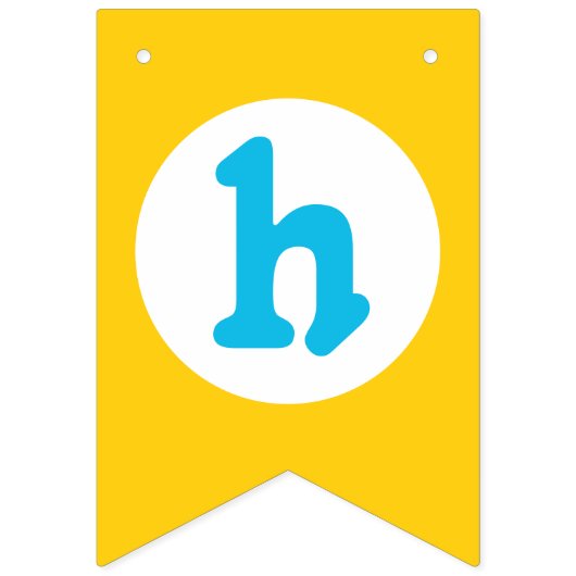 Rubber Ducky Joyeux 1er Anniversaire Bannière de B (Deuxième drapeau)