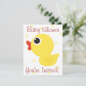 Rubber Ducky Kaart (Staand voorkant)