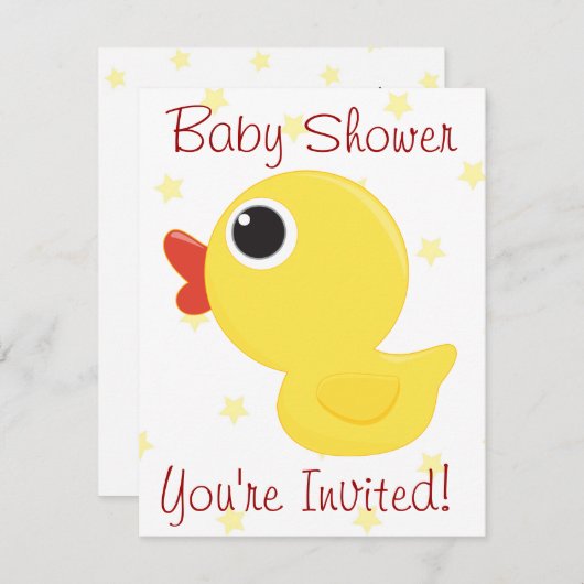 Rubber Ducky Kaart (Voorkant / Achterkant)