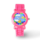 Rubber Ducky, kleurrijk leuk design Horloge (Voorkant)