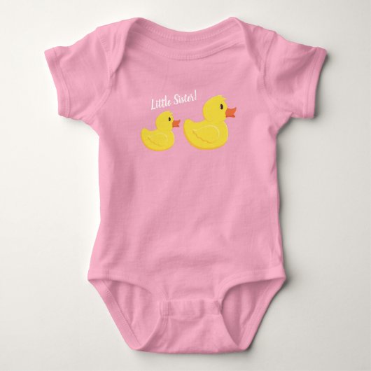 Rubber Ducky Little Sister Romper (Voorkant)