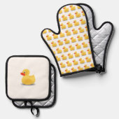 Rubber Ducky Ovenwant & Pannenlap Set (Voorkant / Achterkant)