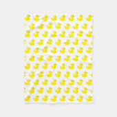 Rubber Ducky Pattern Fleece Blanket Deken (Voorkant)