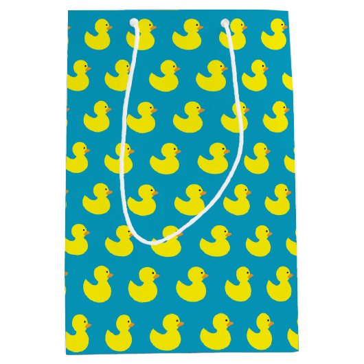 Rubber Ducky Pattern Gift Bag Medium Cadeauzakje (Voorkant)