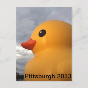Rubber Ducky Pittsburgh Briefkaart
