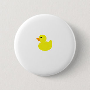 Rubber Ducky Ronde Button 5,7 Cm
