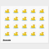 Rubber Ducky Ronde Sticker (Vel)