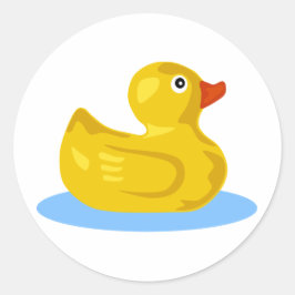 Rubber Ducky Ronde Sticker