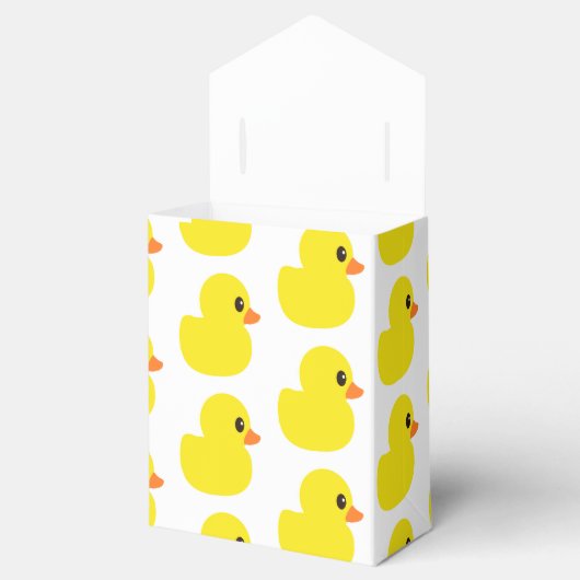 "Rubber Ducky" Tent Favor Box Bedankdoosjes (Geopend)