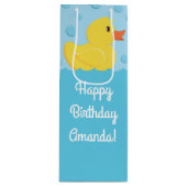 Rubber Ducky Wijn Cadeautas (Voorkant)