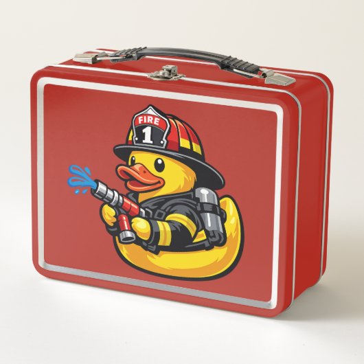 Rubber Eend Brandweerman (Voorkant)