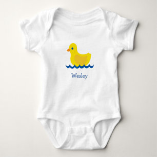 Rubber Eend Custom Baby Bodysuit