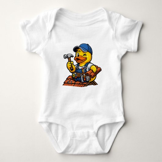 Rubber Eend Dakdekker Romper (Voorkant)