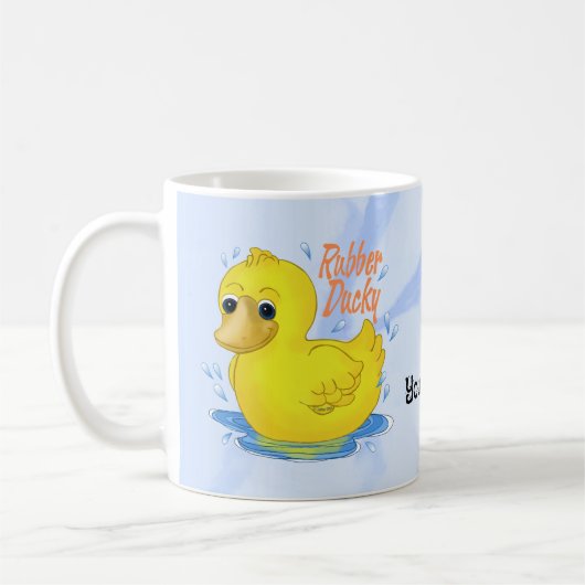 Rubber Eend Koffiemok (Links)