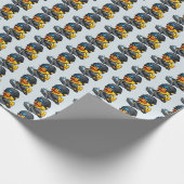 Rubber Eend Lasser Cadeaupapier (Hoek)