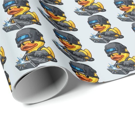 Rubber Eend Lasser Cadeaupapier (Rol Hoek)