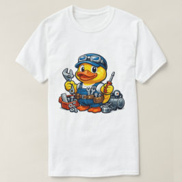 Rubber Eend Monteur T-shirt