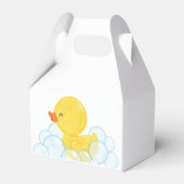 Rubber eend partij gunst dozen bedankdoosjes (Voorkant Zijde)