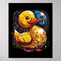 Rubber Eend Rubber Eendje Dansen Disco Rubber Eend