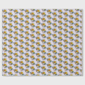 Rubber Eend Schilder Cadeaupapier (Vlak)
