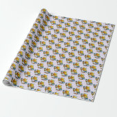 Rubber Eend Schilder Cadeaupapier (Uitgerold)