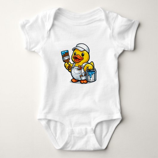 Rubber Eend Schilder Romper (Voorkant)
