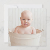 Rubber Eend Sinterklaas Kerstballen Foto Kaart (Achterkant)