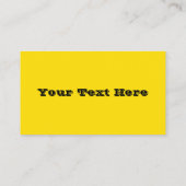 Rubber Eend Speelgoed Geel Herfst Herfst Effen Kle Visitekaartje (Achterkant)