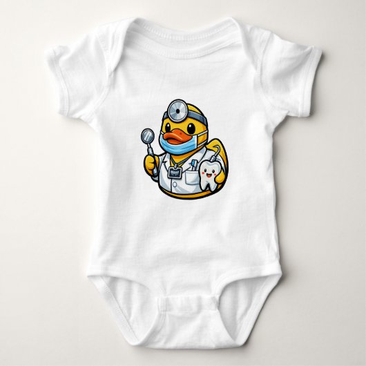 Rubber Eend Tandarts Romper (Voorkant)