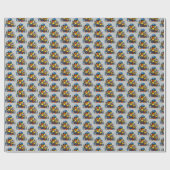 Rubber Eend Verwarmingstechnicus Cadeaupapier (Vlak)
