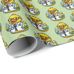 Rubber Eend Wetenschapper Cadeaupapier