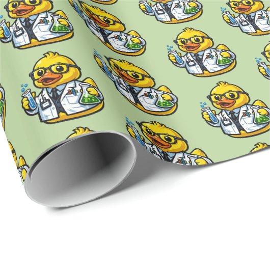 Rubber Eend Wetenschapper Cadeaupapier (Rol Hoek)