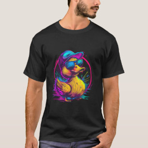 Rubber Eend Zonnebril Rubber Eendje Kunstwerk Wate T-shirt