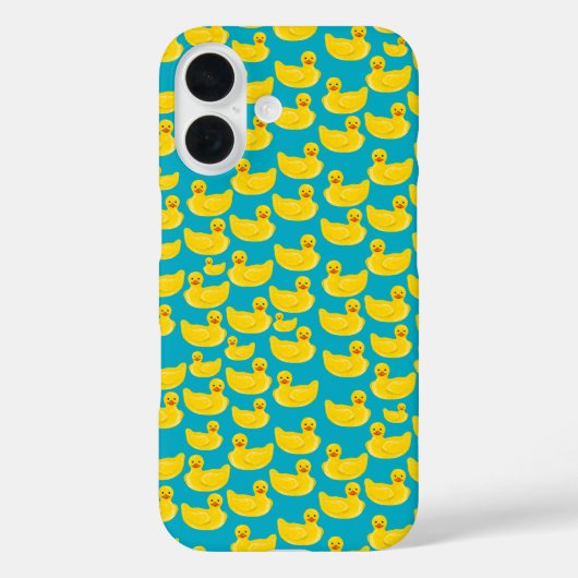Rubber eendenpatroon Case-Mate iPhone case (Achterkant)
