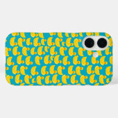 Rubber eendenpatroon Case-Mate iPhone case (Achterkant (horizontaal))