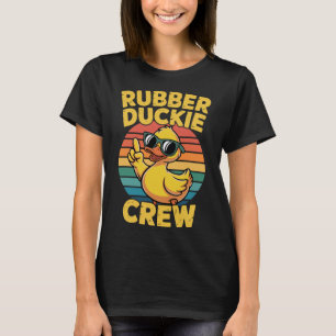 Rubber Eendje Bemanning Retro Eend Vintage Eend Gr T-shirt