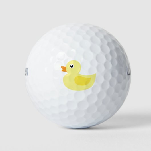 Rubber Eendje Golfballen (Voorkant)