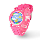 Rubber Eendje, kleurrijk leuk ontwerp Horloge (Hoek)