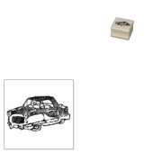 Rubber gestempeld schattige auto rubberstempel (Gestempeld)