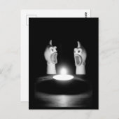 Rubber kip kerst briefkaart (Voorkant / Achterkant)