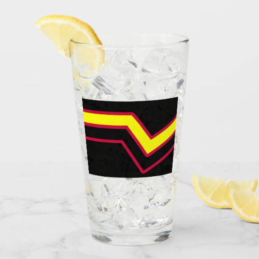 Rubber / Latex Pride Vlag Glas (Voorkant ijs)